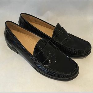 Cole Haan Nike Air Patent Leather Loafers Size 10